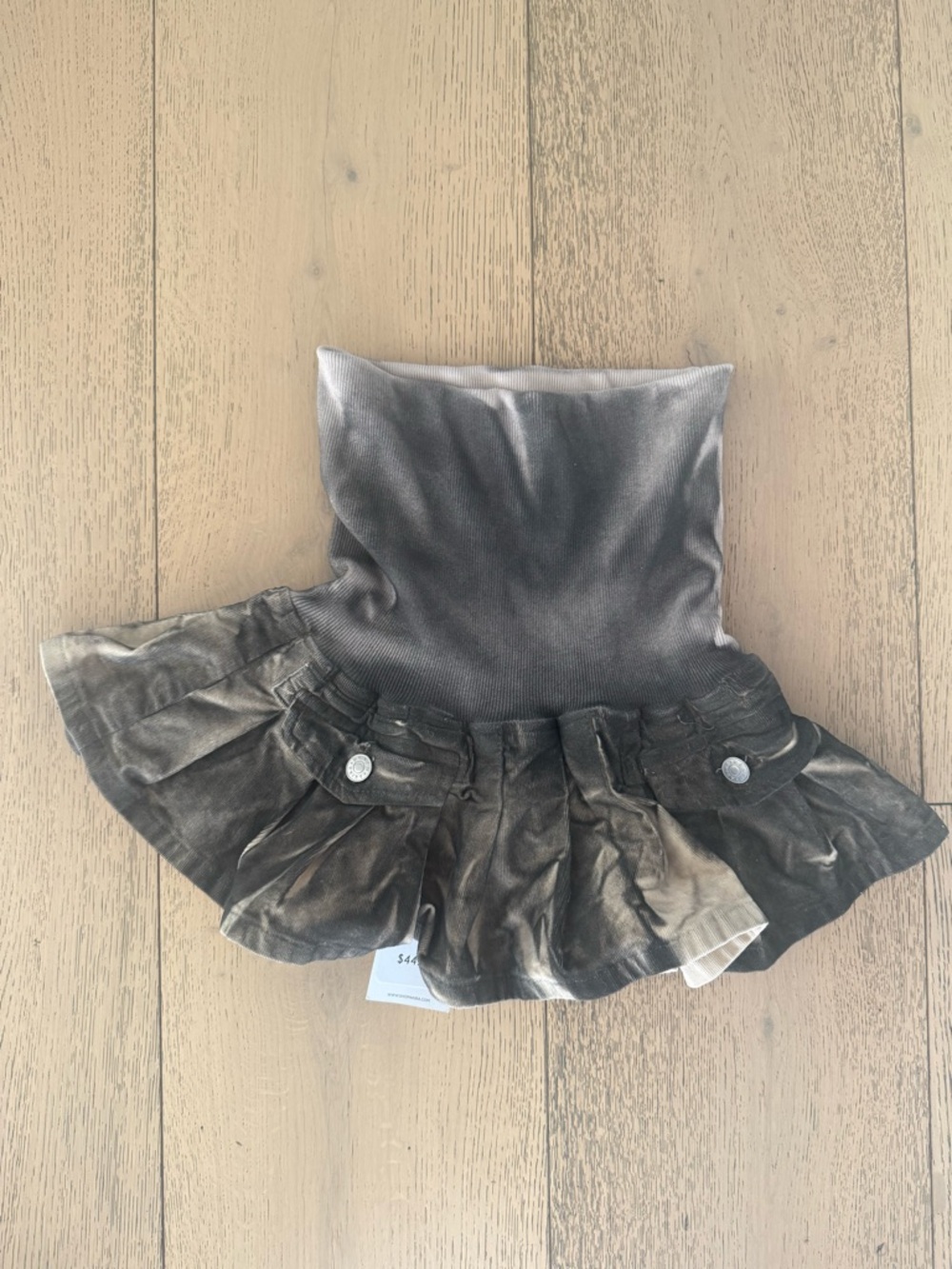 AKIRA Brown & Cream mini skirt tweens